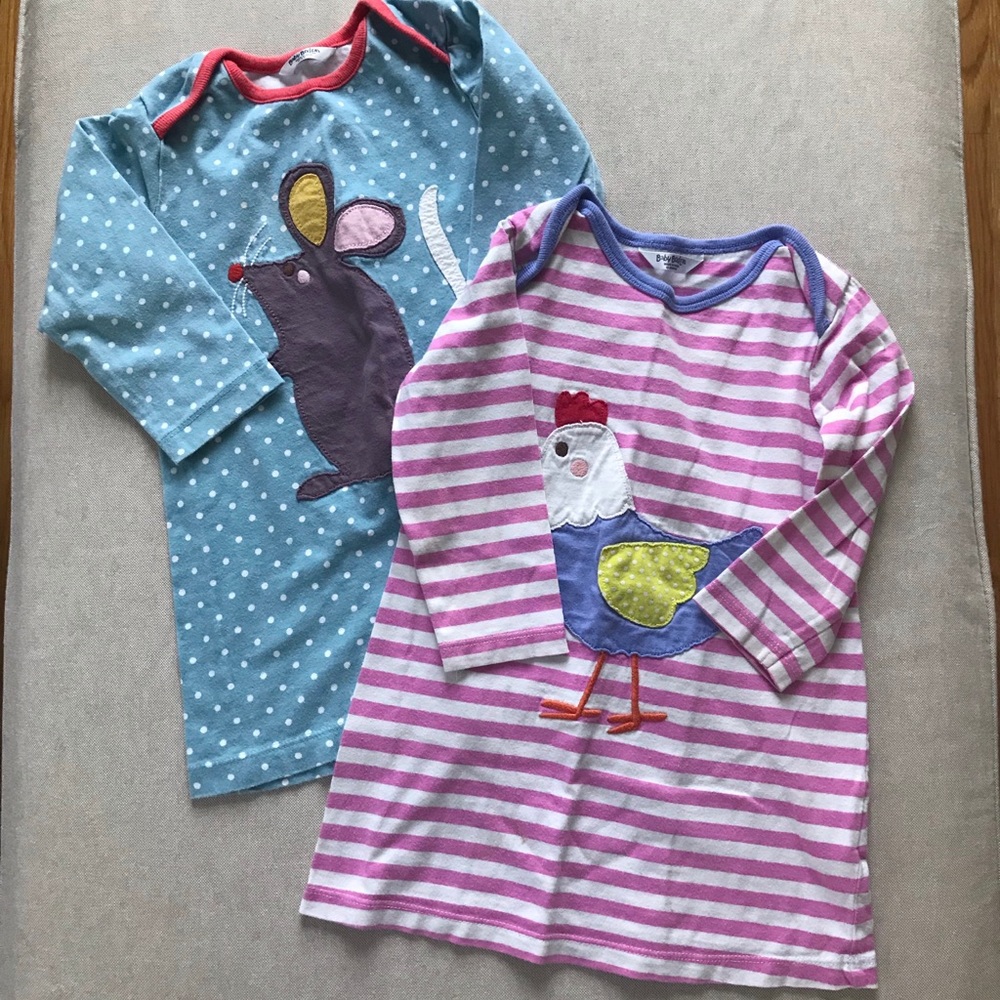 2 Mini Boden Shirt Dresses